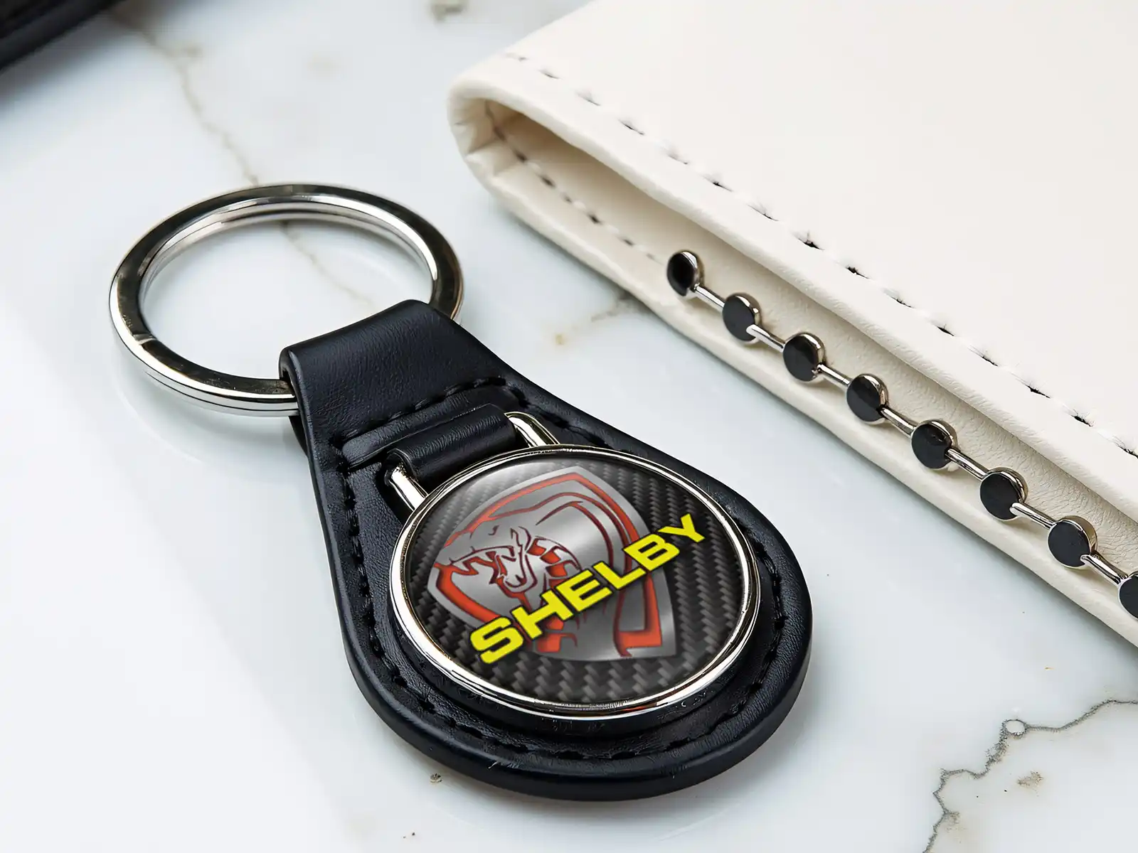 Key Rings for Men Sturdy Leather Force Look